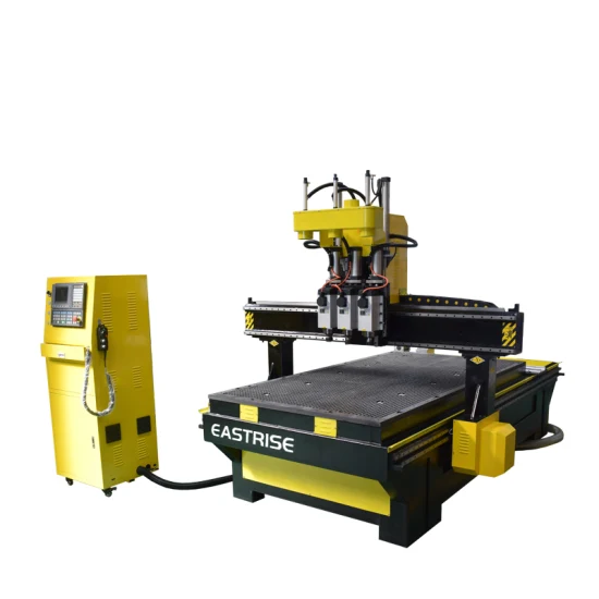 Erm1325 Multi Head 3D Gravação em Madeira Três/Quatro Fusos CNC Router Machine com Preço de Promoção