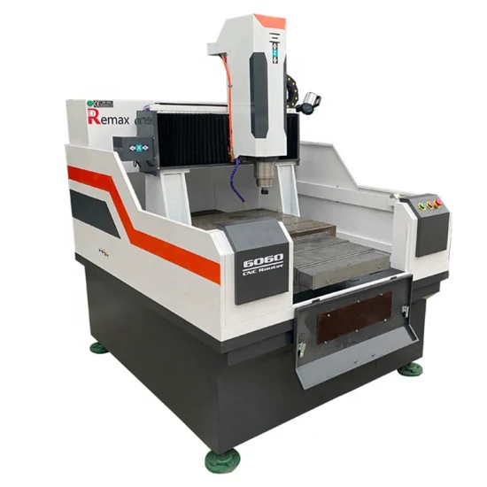 Fabricação de moldes China Fresadora CNC 6060 Mini CNC Router Máquina CNC de corte de metal com corpo pesado